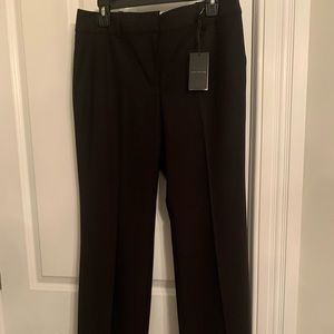 Ann Taylor trouser cuff leg pants black 8